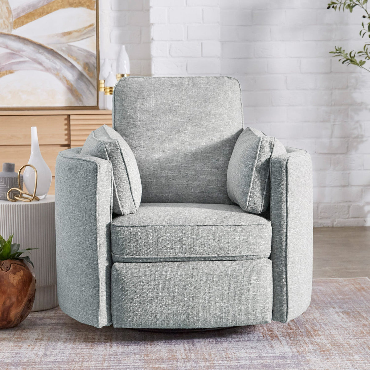 Best Chairs Luana Swivel Glider Recliner