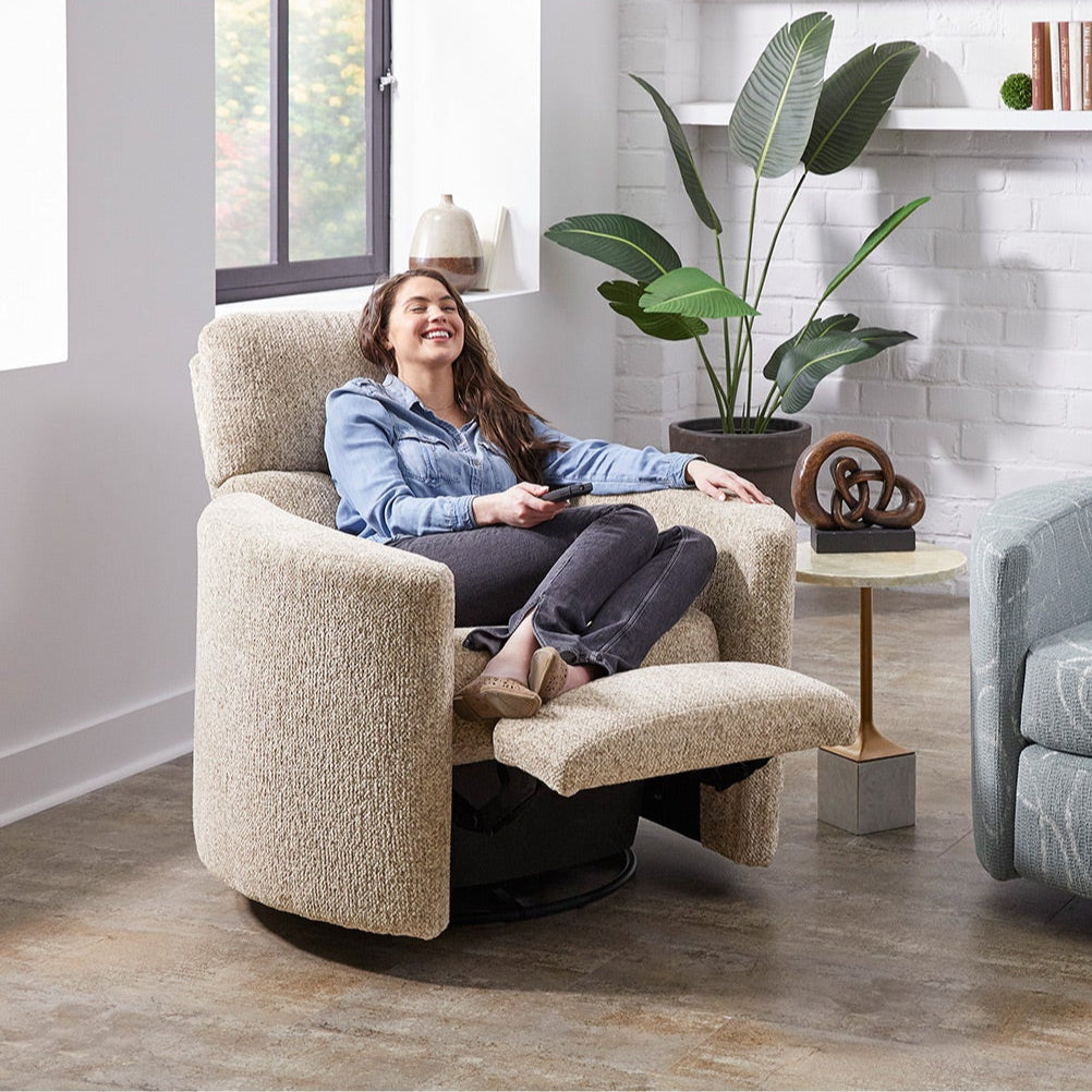 Best Chairs Corllini Swivel Glider Recliner