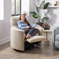 Best Chairs Corllini Swivel Glider Recliner