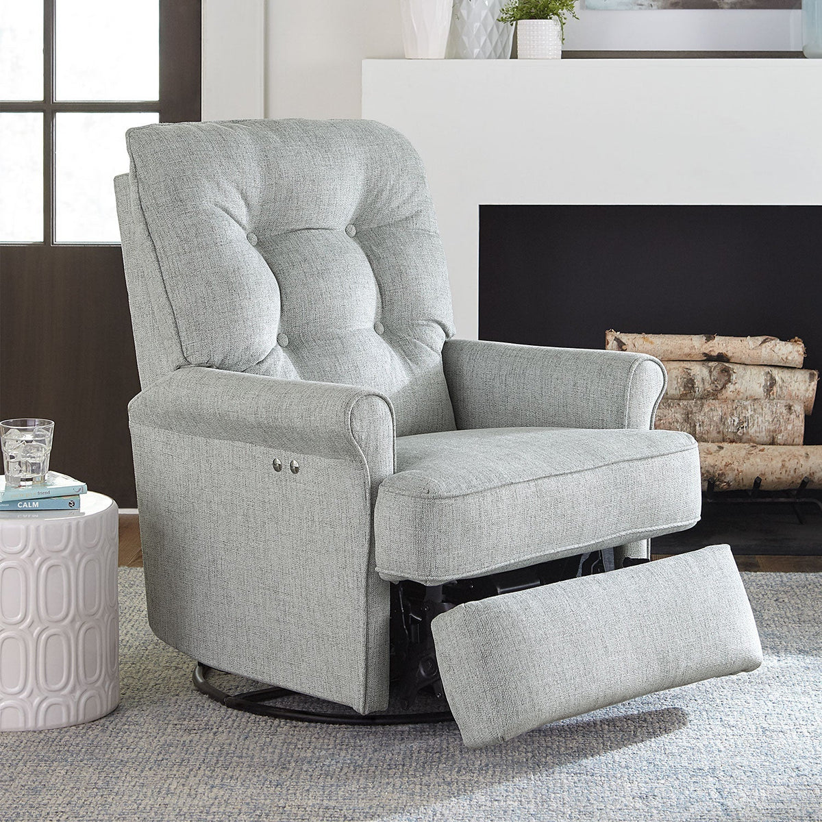 Best Chairs Carissa Swivel Glider Recliner