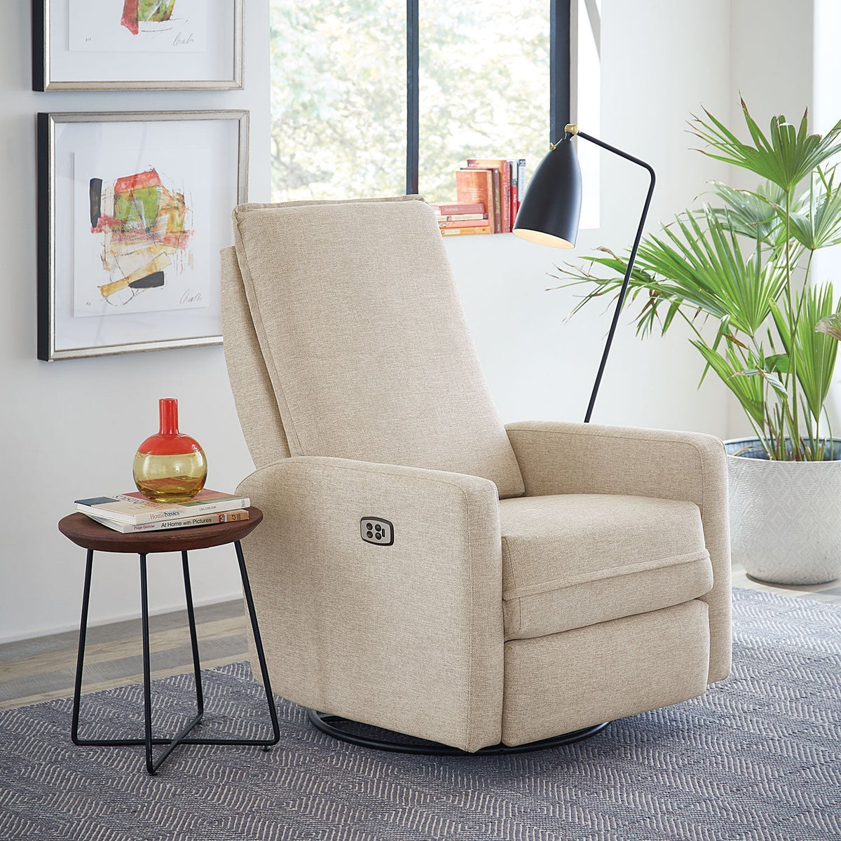Best Chairs Calli Swivel Glider Recliner