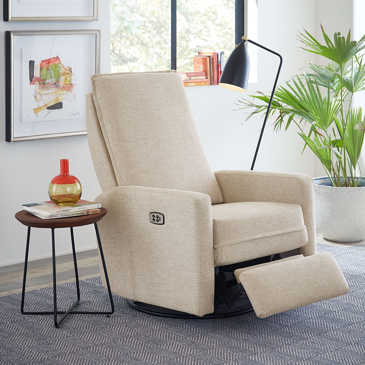 Best Chairs Calli Swivel Glider Recliner