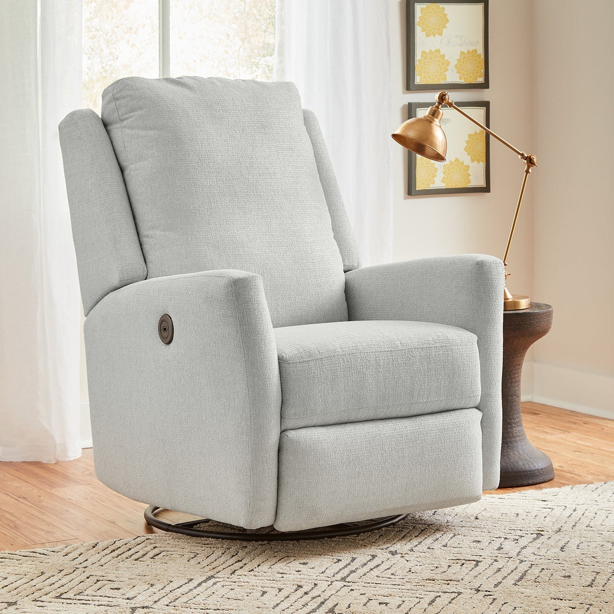 Best Chairs Heatherly Glider Recliner
