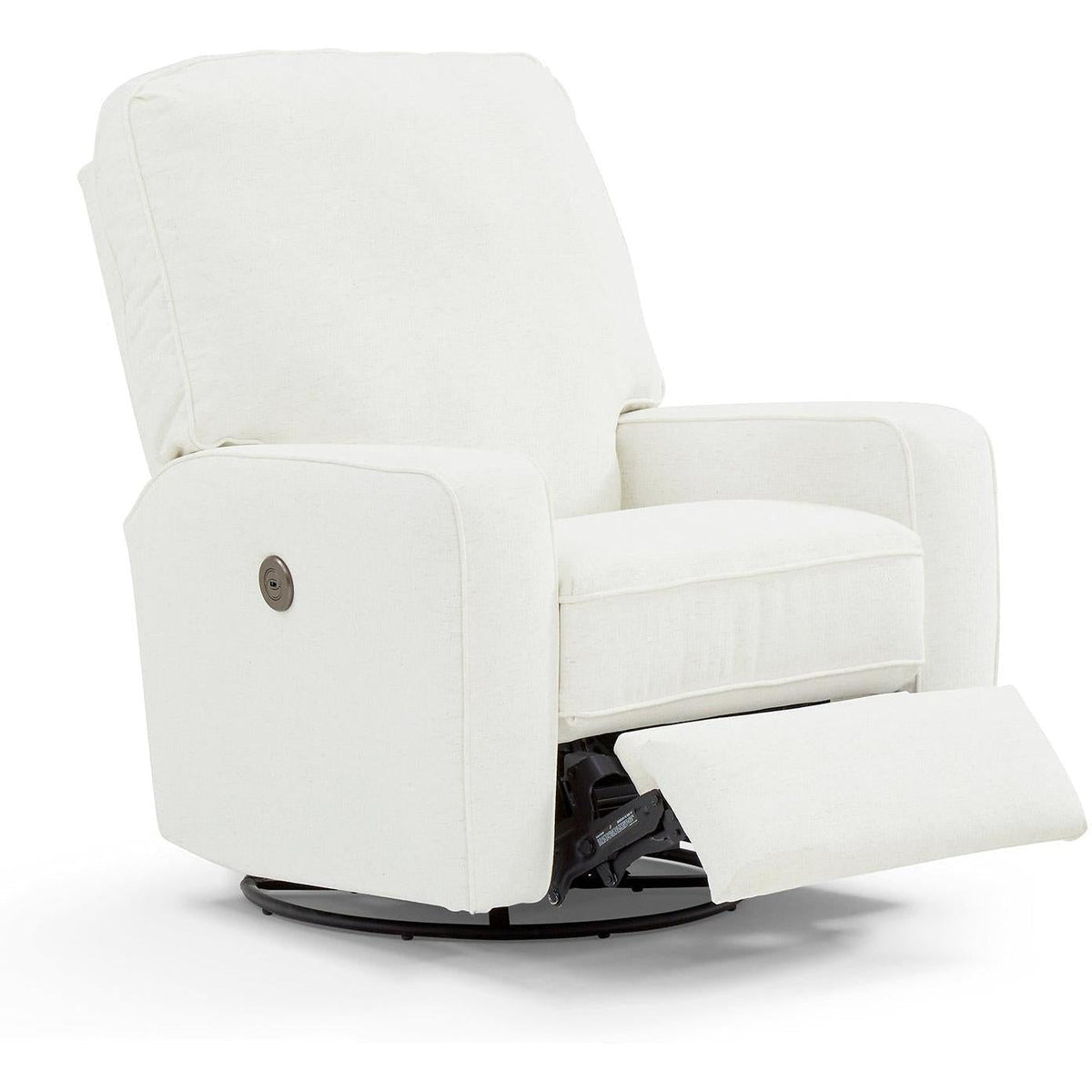 Best Chairs Bilana Swivel Glider Recliner with USB