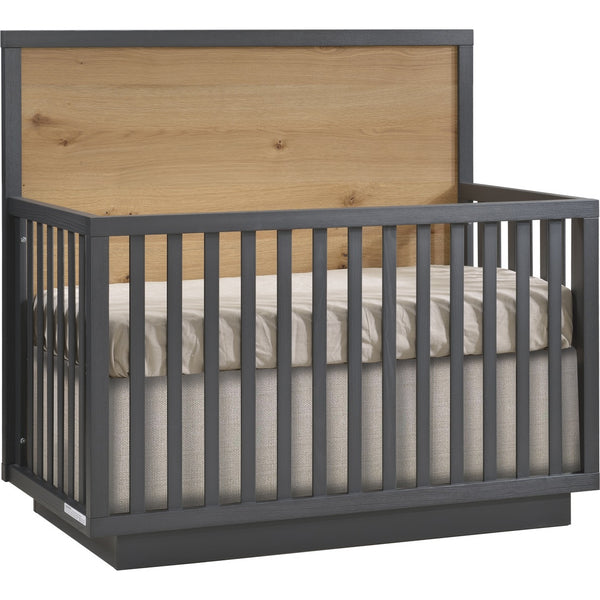 Natart Como Naturale 5-in-1 Convertible Crib with Wood Panel