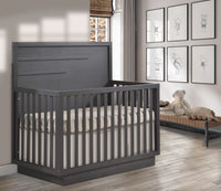 Natart Como 5-in-1 Convertible Crib with Horizontal Molding