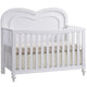 Natart Greta 4-in-1 Convertible Crib with Heart Shaped Decorative Molding
