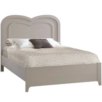 Natart Greta Double Bed 54’’ (Low-Profile Footboard) with Heart Shaped Decorative Molding