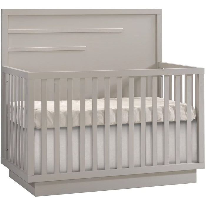 Natart Como 5-in-1 Convertible Crib with Horizontal Molding