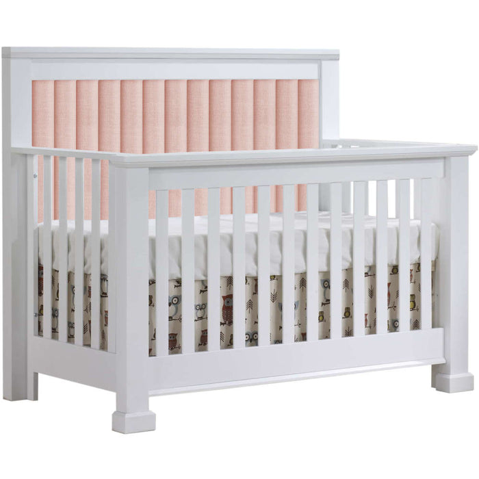 Natart Taylor 5-in-1 Convertible Crib with Upholstered Panel