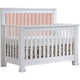 Natart Taylor 5-in-1 Convertible Crib with Upholstered Panel