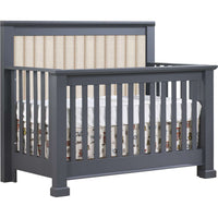 Natart Taylor 5-in-1 Convertible Crib with Upholstered Panel