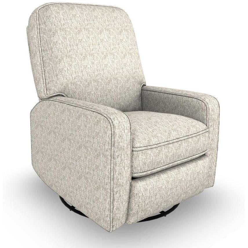Best Chairs Bilana Swivel Glider Recliner with USB