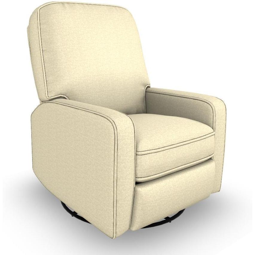 Best Chairs Bilana Swivel Glider Recliner with USB