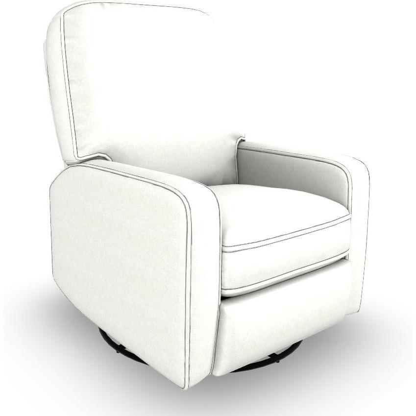 Best Chairs Bilana Swivel Glider Recliner with USB