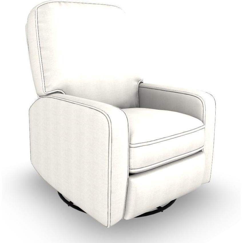 Best Chairs Bilana Swivel Glider Recliner with USB