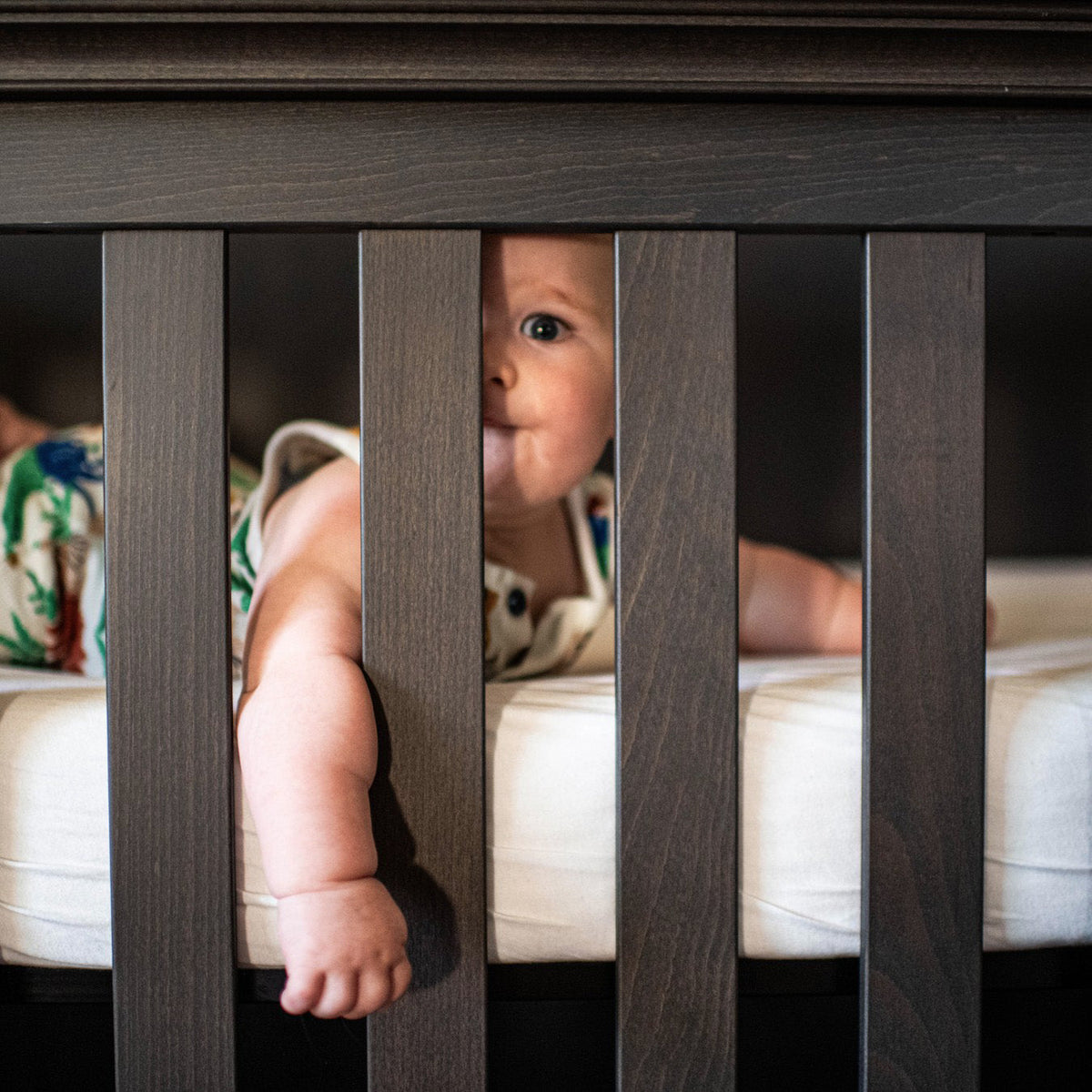 Silva Furniture Jackson Crib | 5-in-1 Convertible | Solid Wood