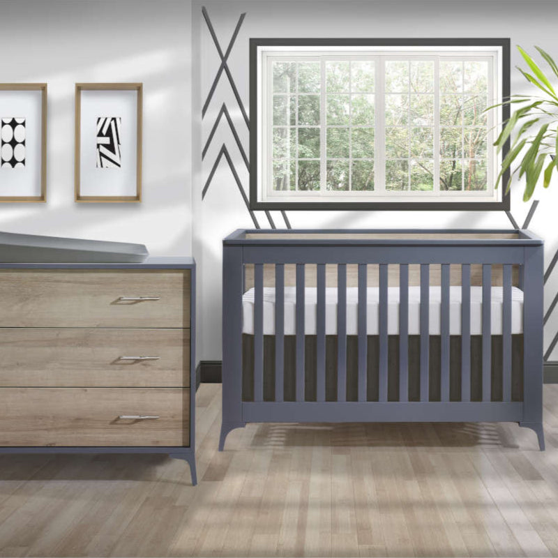 Tulip Metro Convertible Crib + 3-Drawer Dresser XL
