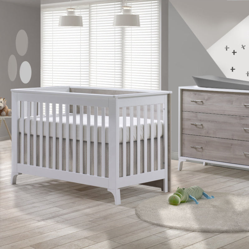 Tulip Metro Convertible Crib + 3-Drawer Dresser XL