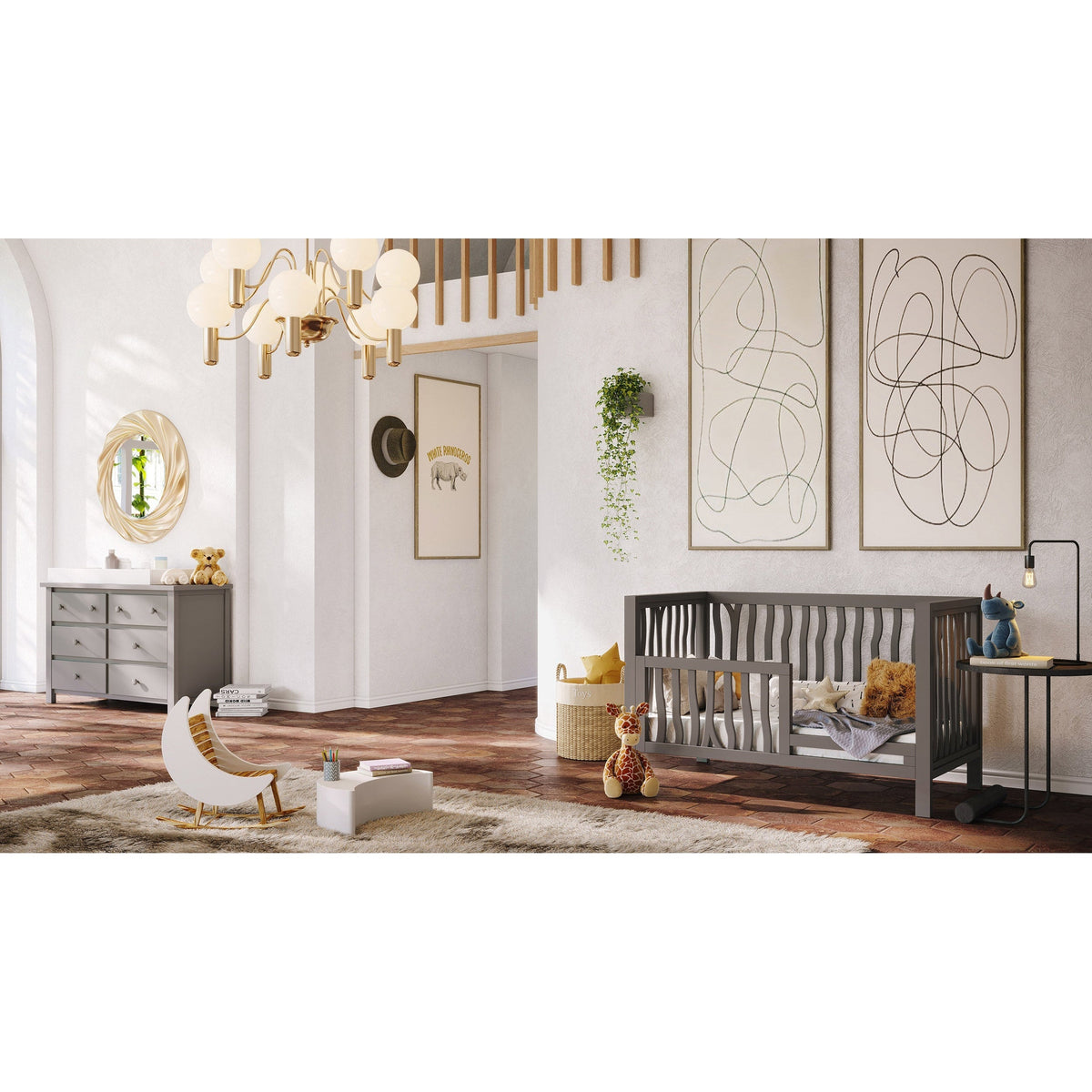 Milk Street Branch Convertible Crib