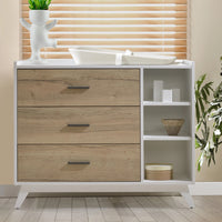 Tulip Sissi Crib-to-Double Bed + Combo Dresser Set