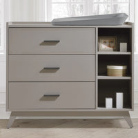 Tulip Sissi Crib-to-Double Bed + Combo Dresser Set
