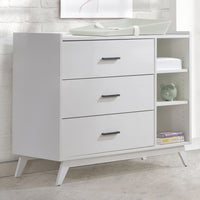 Tulip Sissi Crib-to-Double Bed + Combo Dresser Set