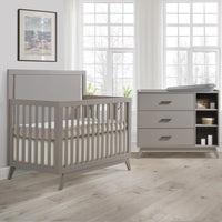 Tulip Sissi Crib-to-Double Bed + Combo Dresser Set