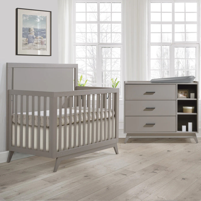 Tulip Sissi Crib-to-Double Bed + Combo Dresser Set