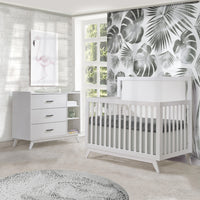 Tulip Sissi Crib-to-Double Bed + Combo Dresser Set