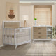 Tulip Sissi Crib-to-Double Bed + Combo Dresser Set
