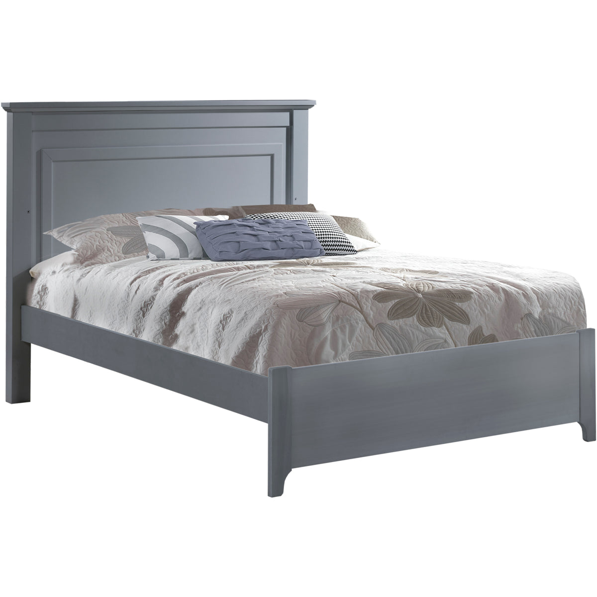 Natart Taylor Double Bed with Low-Profile Footboard & Rails