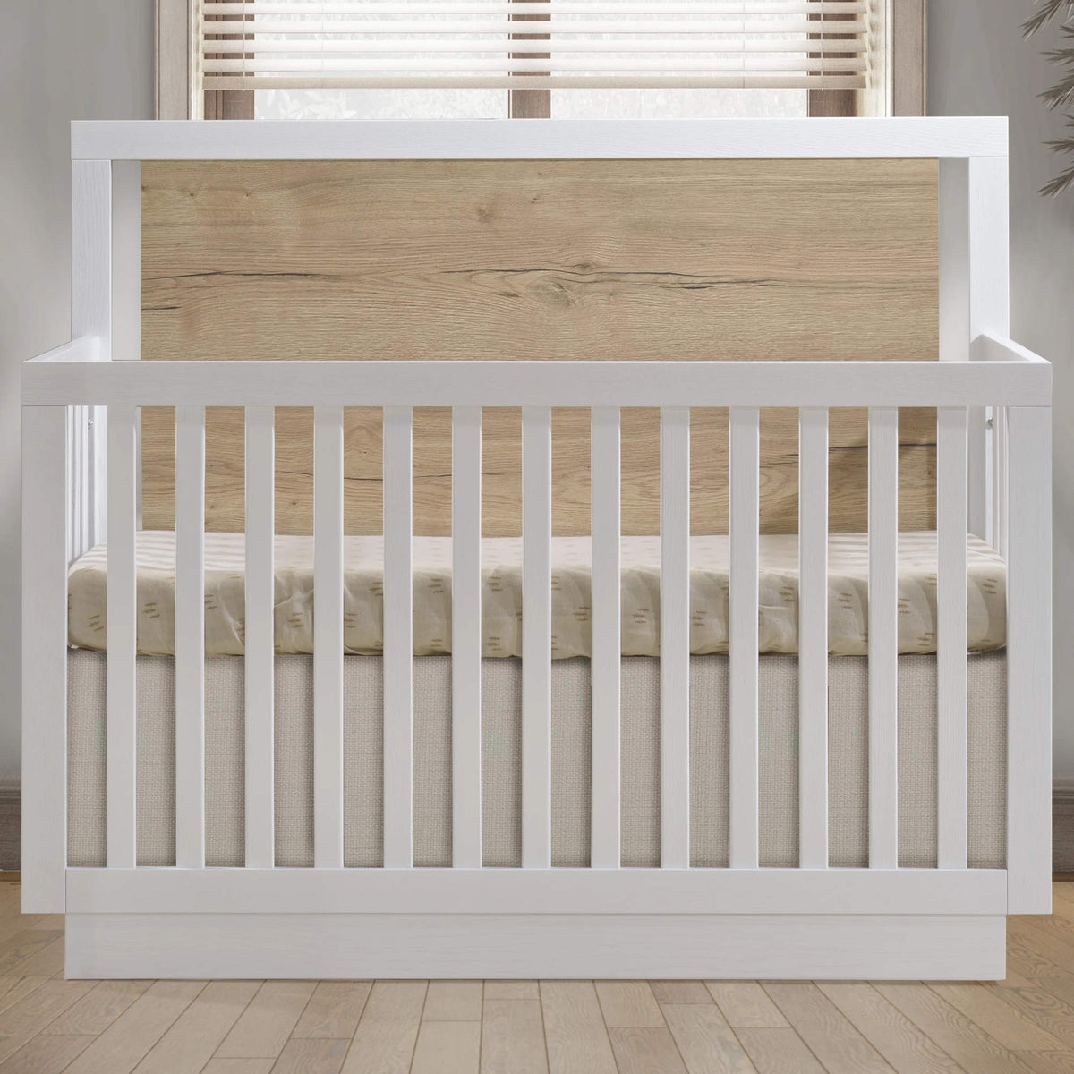 Tulip Tito Crib-to-Double Bed + Combo Dresser Set