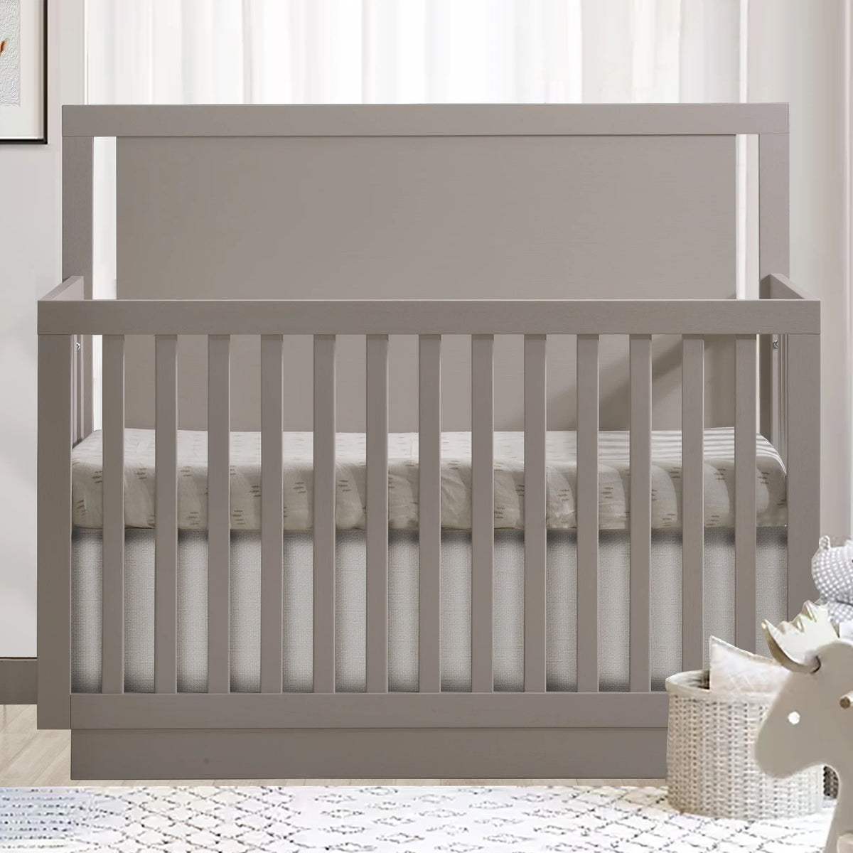 Tulip Tito Crib-to-Double Bed + Combo Dresser Set