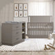 Tulip Tito Crib-to-Double Bed + Combo Dresser Set
