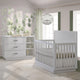 Tulip Tito Crib-to-Double Bed + Combo Dresser Set