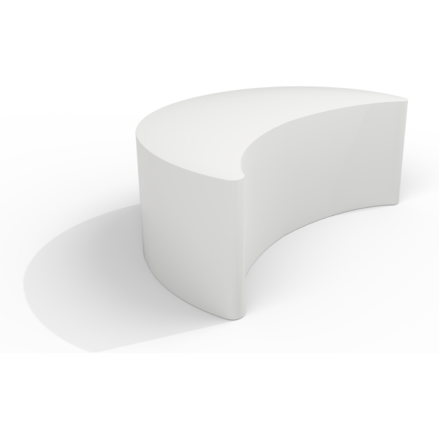 Milk Street Crescent Moon Ottoman/Table