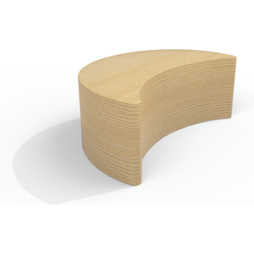 Milk Street Crescent Moon Ottoman/Table