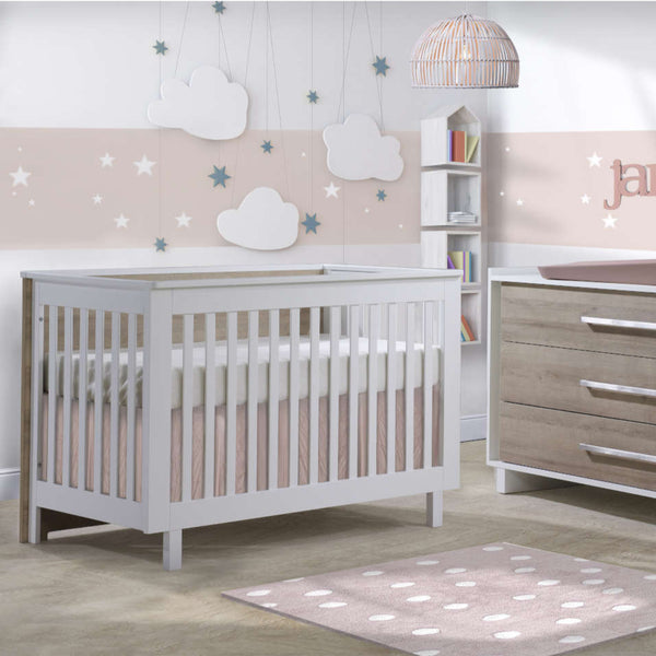 Tulip Urban Convertible Crib + 3-Drawer Dresser XL