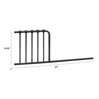 M25599UR,Namesake,Mini Toddler Bed Conversion Kit (Abigail-Winston) in Vintage Iron