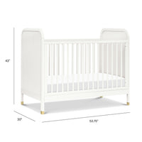 M26742RW,Namesake,Brimsley Tambour 3-in-1 Convertible Crib in Warm White