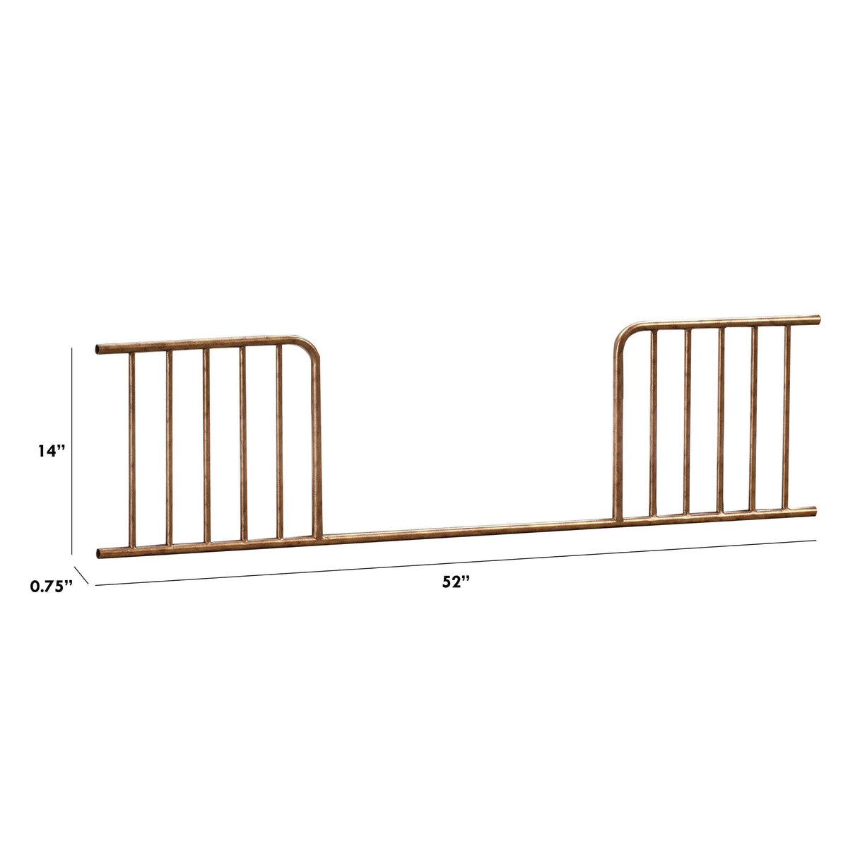 M21499VG,Namesake,Camellia-Noelle Toddler Bed Conversion Kit in Vintage Gold
