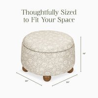 Morris & Co. x Namesake Tuffet Storage Ottoman