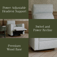 Morris & Co. x Namesake Willa Plus Power Glider Recliner w/ Power Headrest