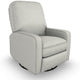 Best Chairs Bilana Swivel Glider Recliner with USB