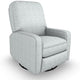 Best Chairs Bilana Swivel Glider Recliner with USB