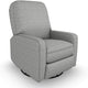 Best Chairs Bilana Swivel Glider Recliner with USB