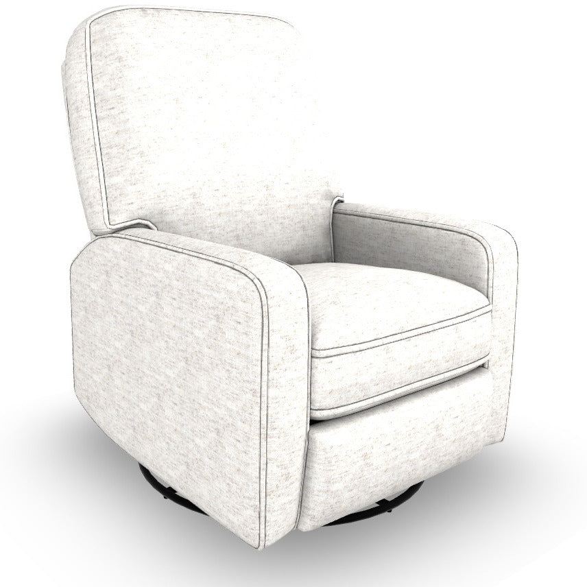 Best Chairs Bilana Swivel Glider Recliner with USB