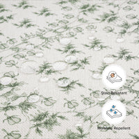 M21785GLT,Namesake,Sarah Flint x Namesake Crawford Gliding Ottoman in Green Lattice Performance Eco-Weave