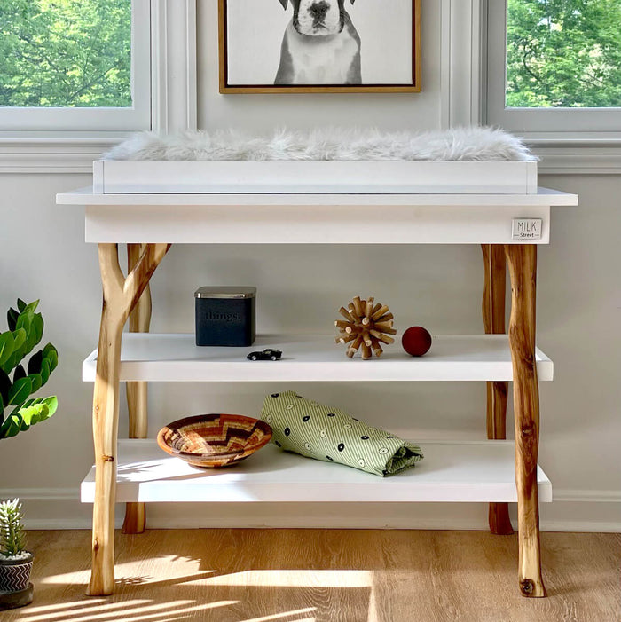 Milk Street Branch Open Shelf Changing Table